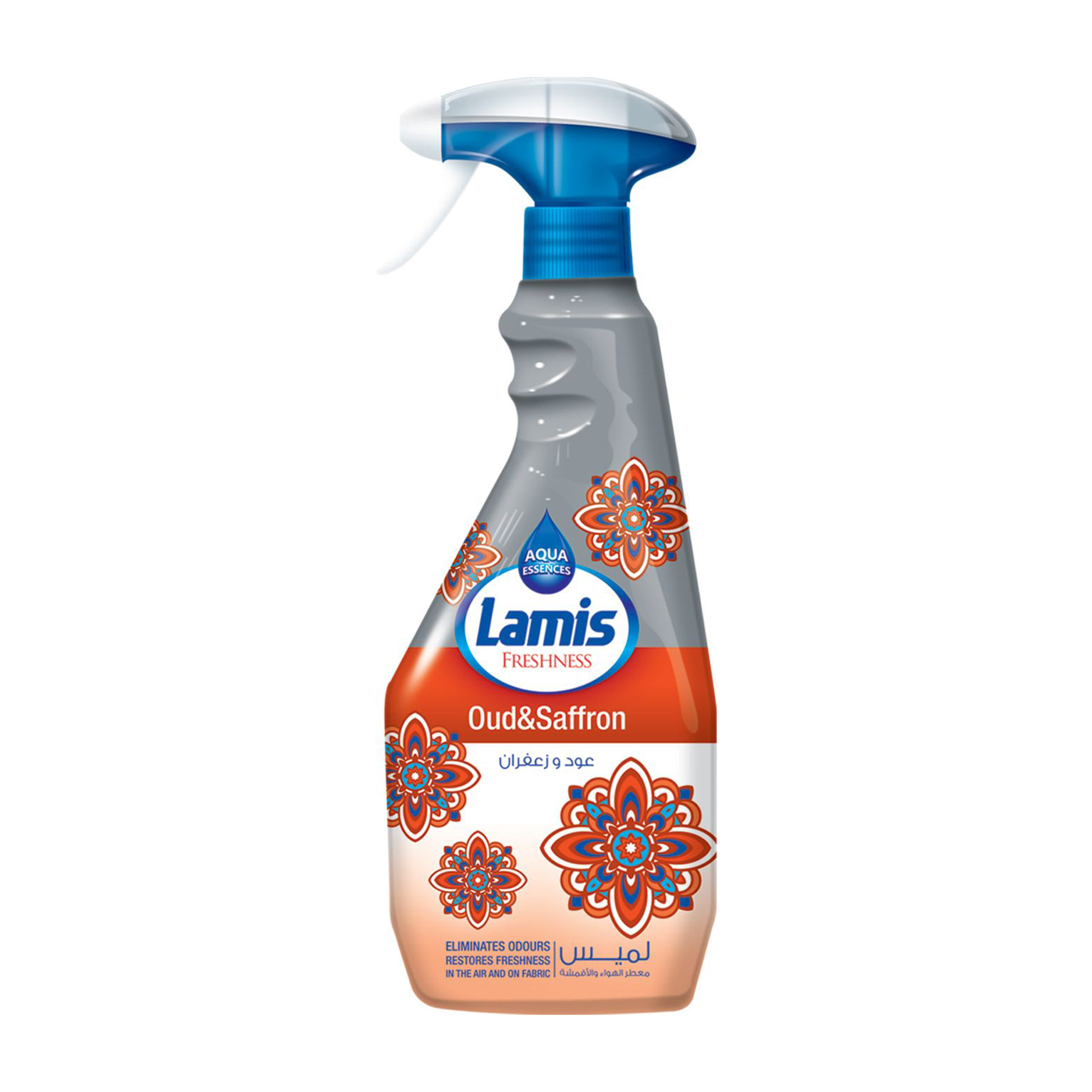 Lamis Fabric & Air Freshener Spray 450ml – Oud & Saffron