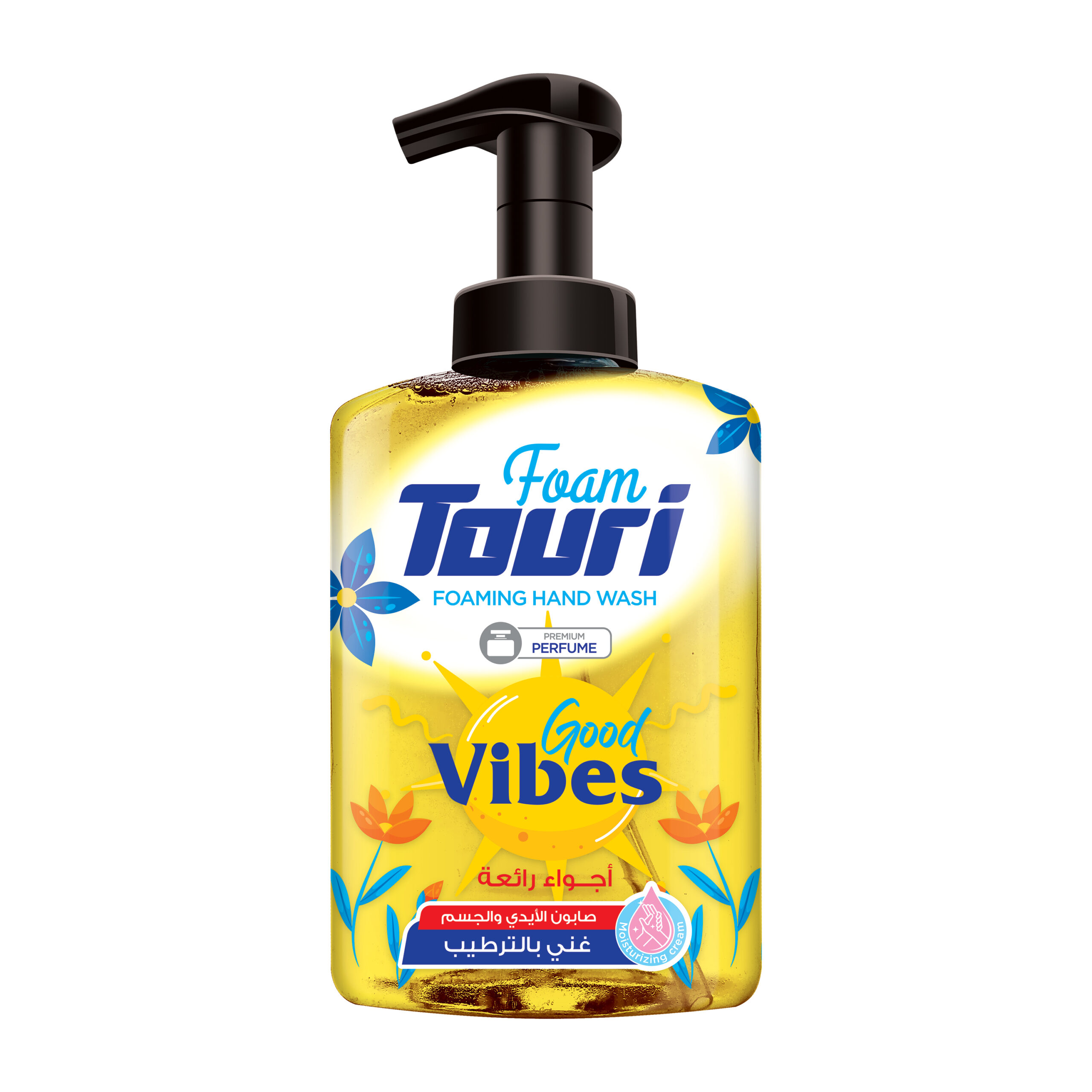 Touri Foaming Hand Wash 400ml – Good Vibes (Antiseptic)