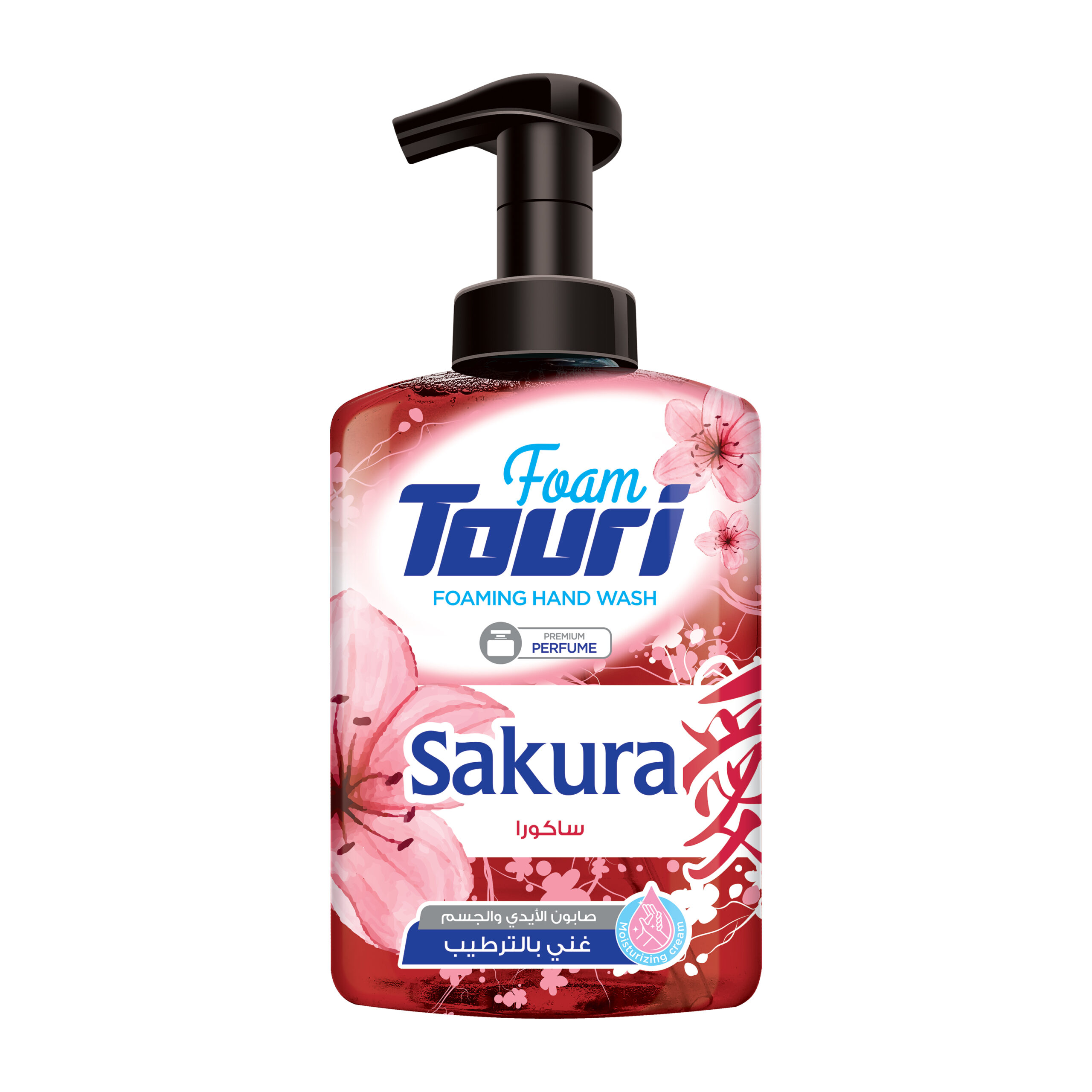 Touri Foaming Hand Wash 400ml – Sakura (Antiseptic)