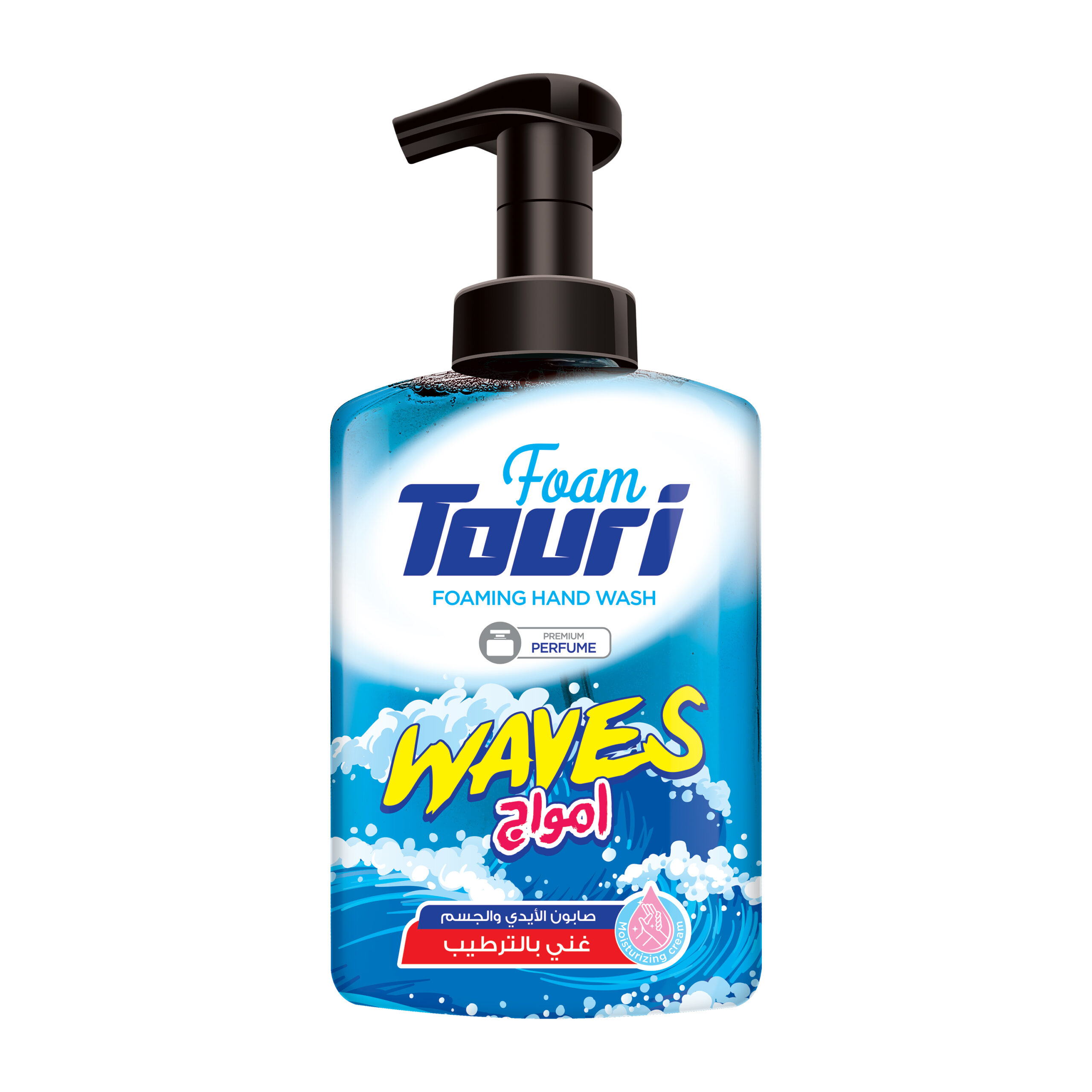 Touri Foaming Hand Wash 400ml – Waves (Antiseptic)