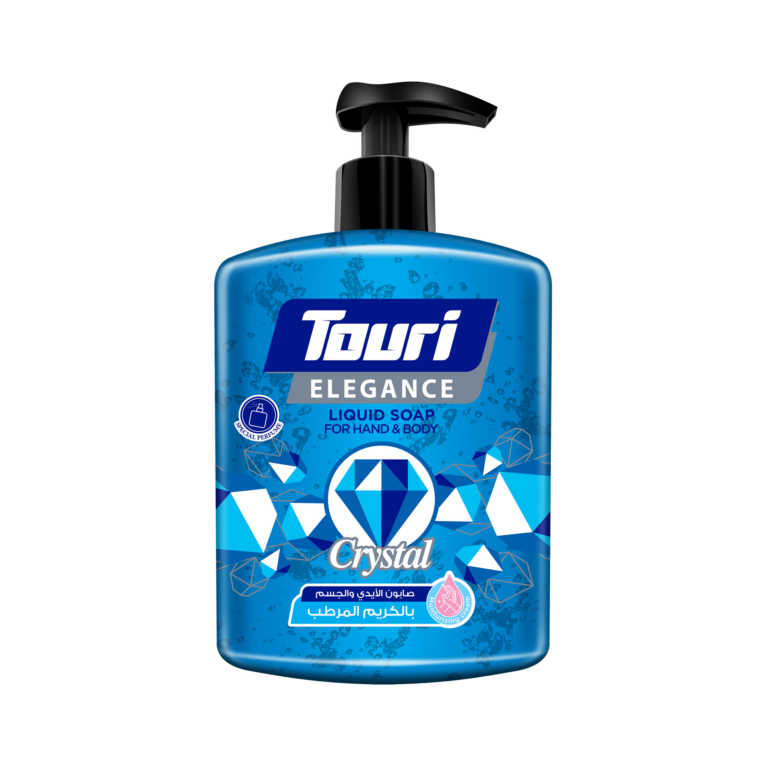 Touri ELEGANCE Liquid Hand Soap 500ml – Crystal