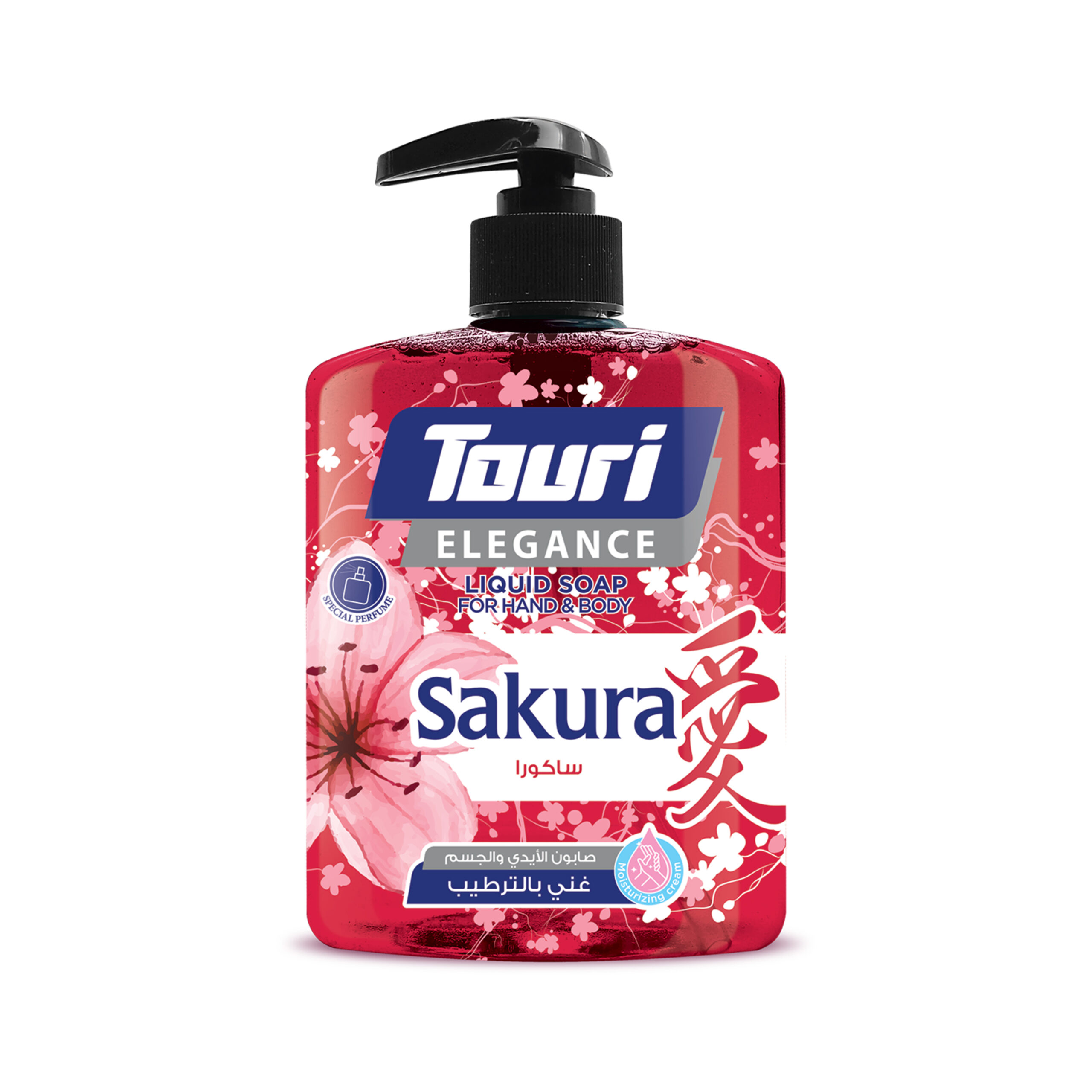 Touri ELEGANCE Liquid Hand Soap 500ml – Sakura (Cherry Blossom)