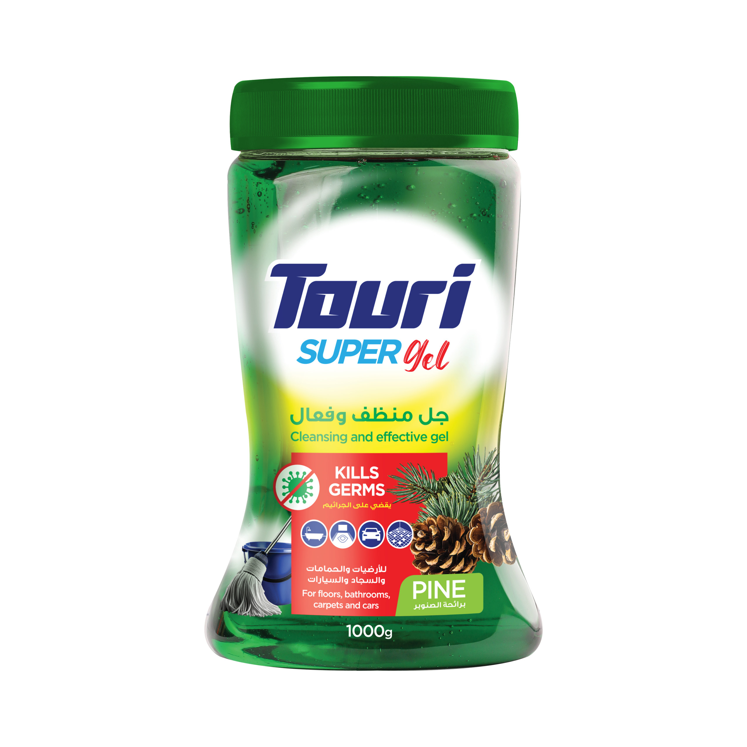 Touri Super Gel 1000g – Heavy-Duty Laundry & Cleaning Gel
